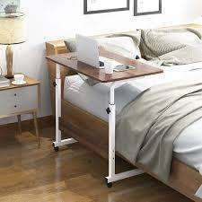 Adjustable Bedside Table with Wheels