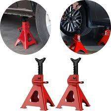 3-Ton Adjustable Vehicle Lifting Jack Stand Set - 2pc Set