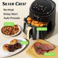 Silver Crest 8L Smart Air Fryer With Digital Touch and Stylish Design