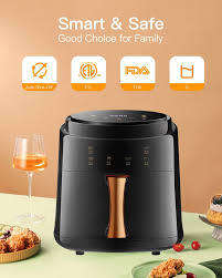 Silver Crest 8L Smart Air Fryer With Digital Touch and Stylish Design