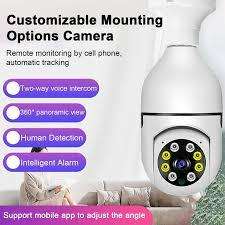 WiFi Panorama Bulb Camera Light Bulb 360 degree real-time remote viewing