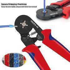 Ferrule Crimping Tool Kit Crimper Plier with 1200Pcs Wire End Terminals
