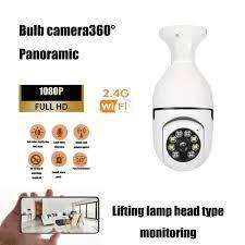 WiFi Panorama Bulb Camera Light Bulb 360 degree real-time remote viewing