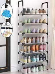 6-Tier Stainless steel Shoe Racks/Storage Organizers