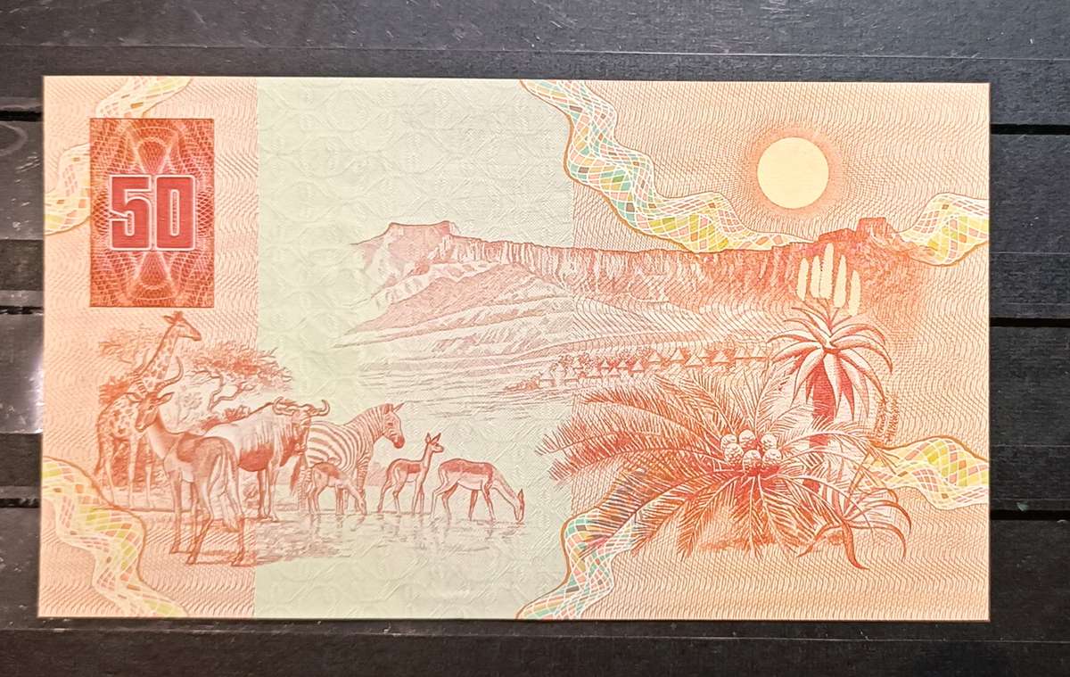 RSA R50 AA ALMOST UNCIRCULATED ,FINE NOTE