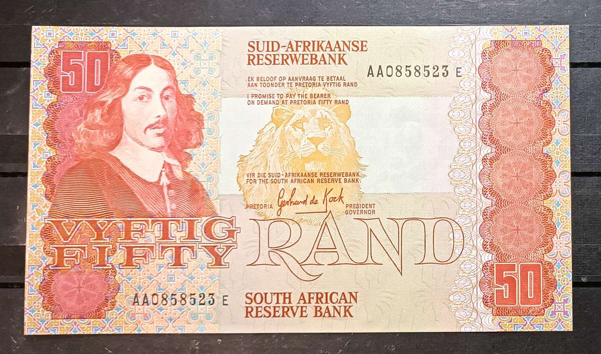 RSA R50 AA ALMOST UNCIRCULATED ,FINE NOTE