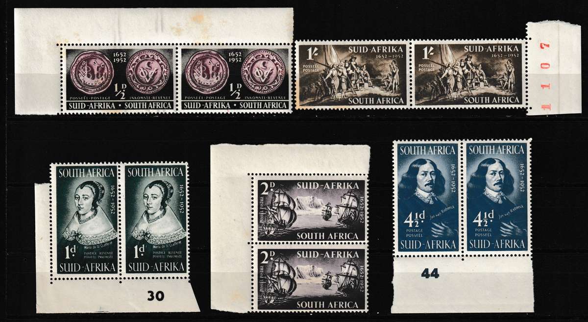 UNION 1952 VAN RIEBEECK IN PAIRS MH
