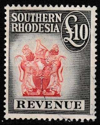 SOUTHERN RHODESIA REVENUE STAMPS
