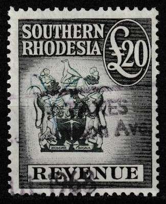 SOUTHERN RHODESIA REVENUE STAMPS