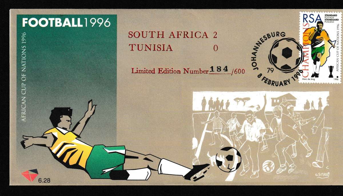 RSA 1996 AFRICAN CUP OF NATIONS SPECIAL FDC