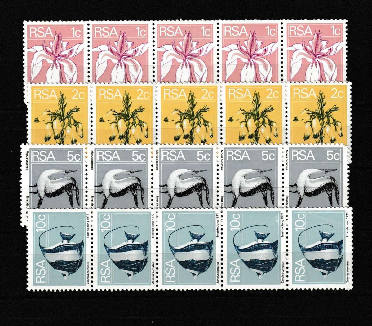 RSA 2nd  DEF. COIL STAMPS