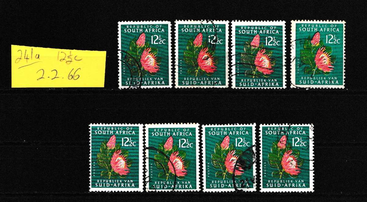 RSA 1966 PROTEA FLOWERS NO.241A