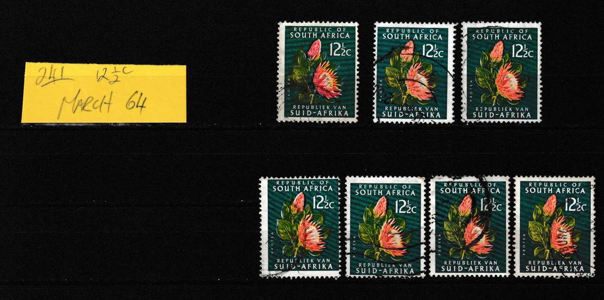 RSA 1964 PROTEA FLOWERS NO.241
