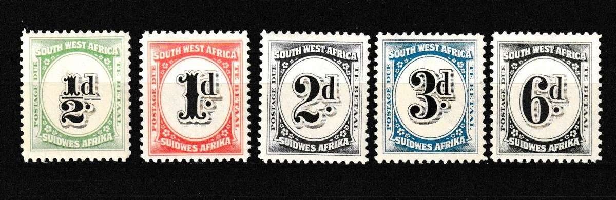 SWA 1931 POSTAGE DUE PART SET VF