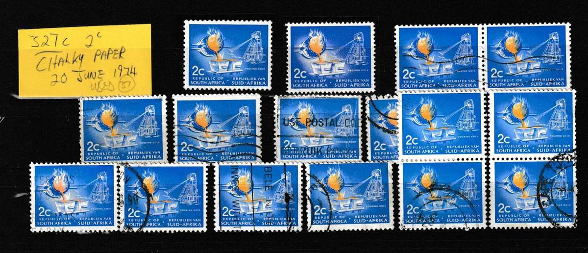 RSA 1974 2c POURING GOLD NO. 327c