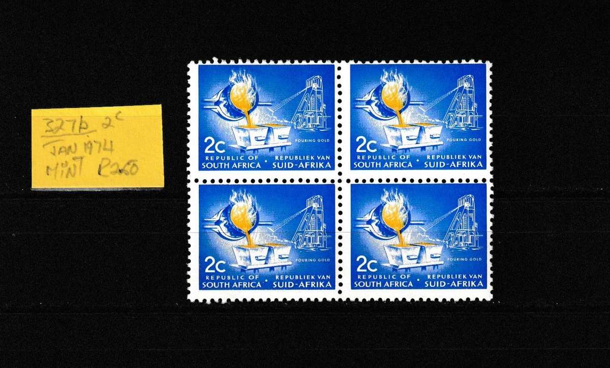 RSA 1974 2c POURING GOLD NO. 327b