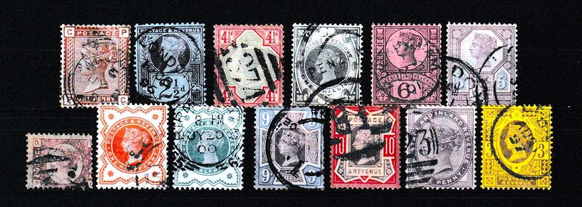 GREAT BRITAIN 1890 VICTORIA STAMPS