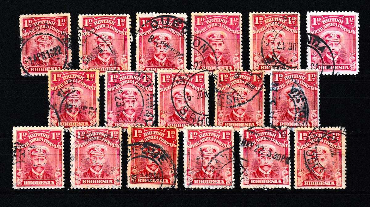 BRITISH SOUTH AFRICA 1913/22 UNSORTED