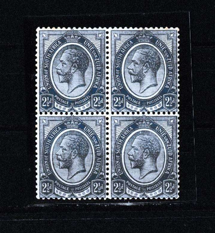 UNION 1913 2 1/2 PENNY KINGS HEADS BLOCK