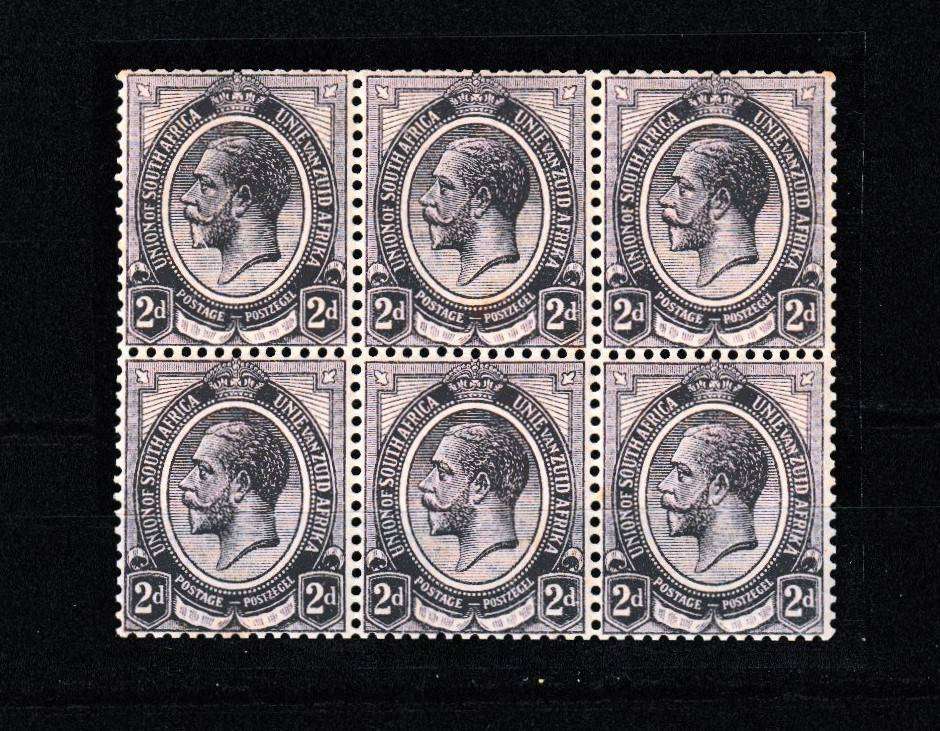 UNION 1913 2 PENNY KINGS HEADS BLOCK