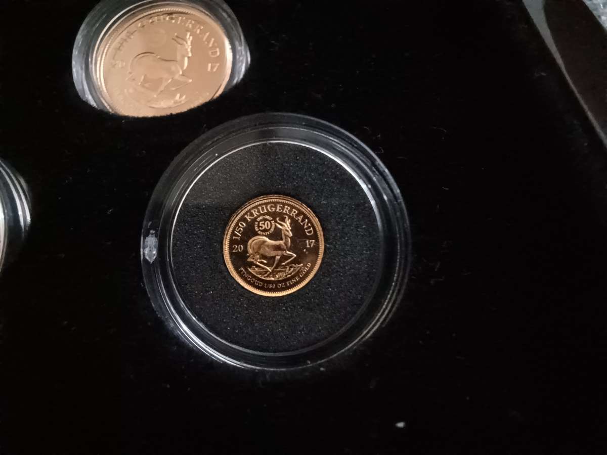 2017 Proof Krugerrand Fractional Set (10th to 50th)