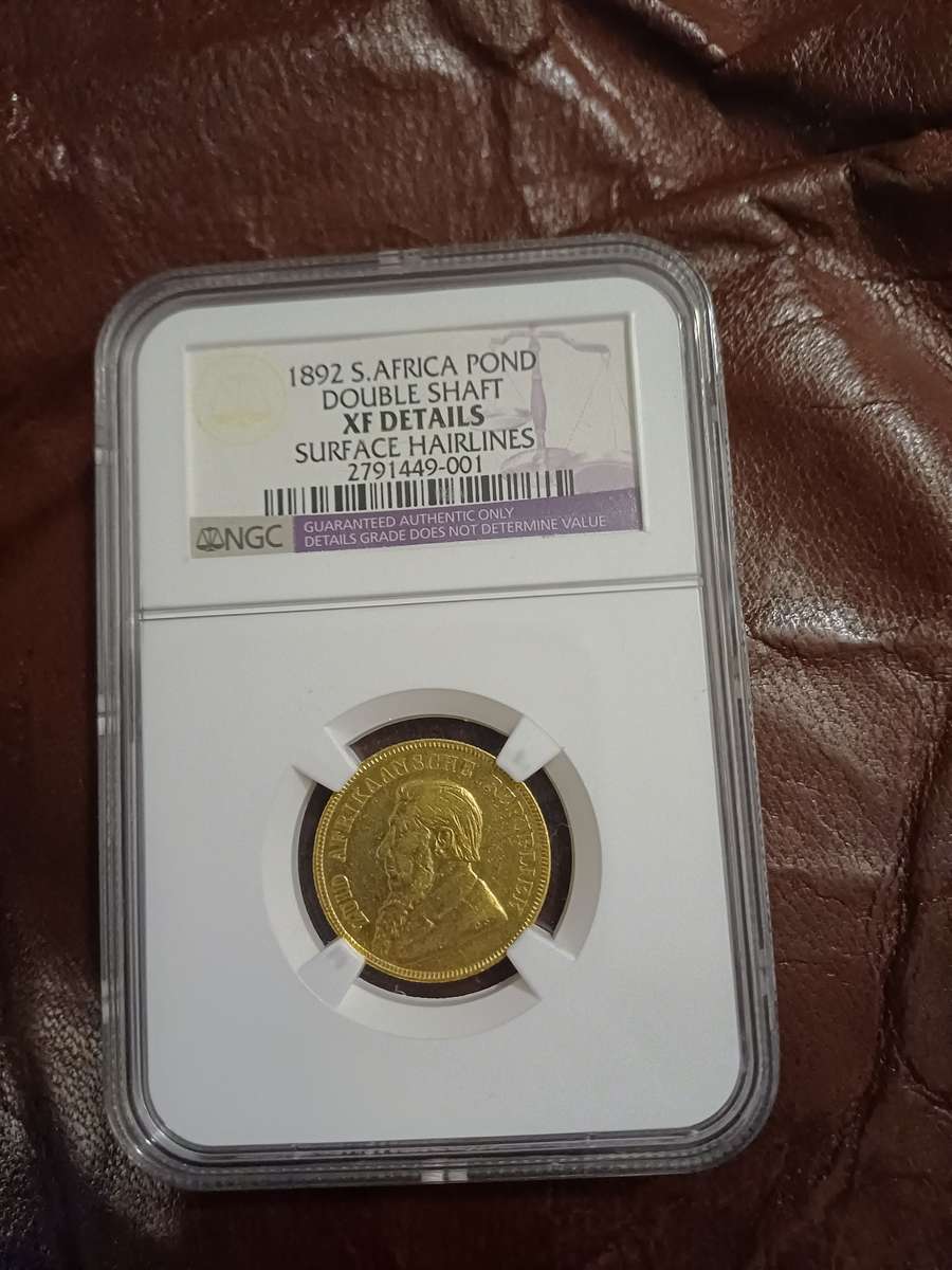 1892 NGC Graded Double Shaft Pond