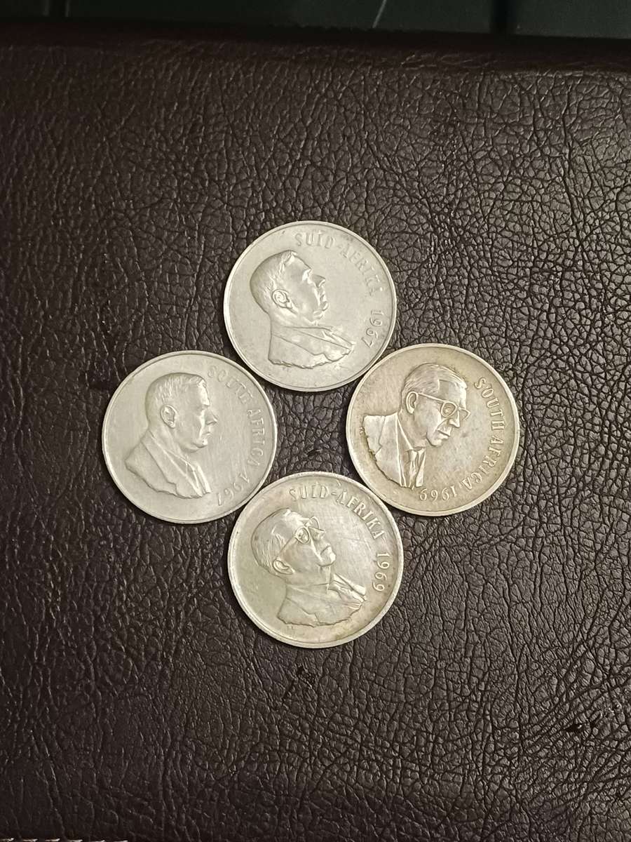 Lot 1 - 4x Cleaned Silver Rands - Bullion Investment