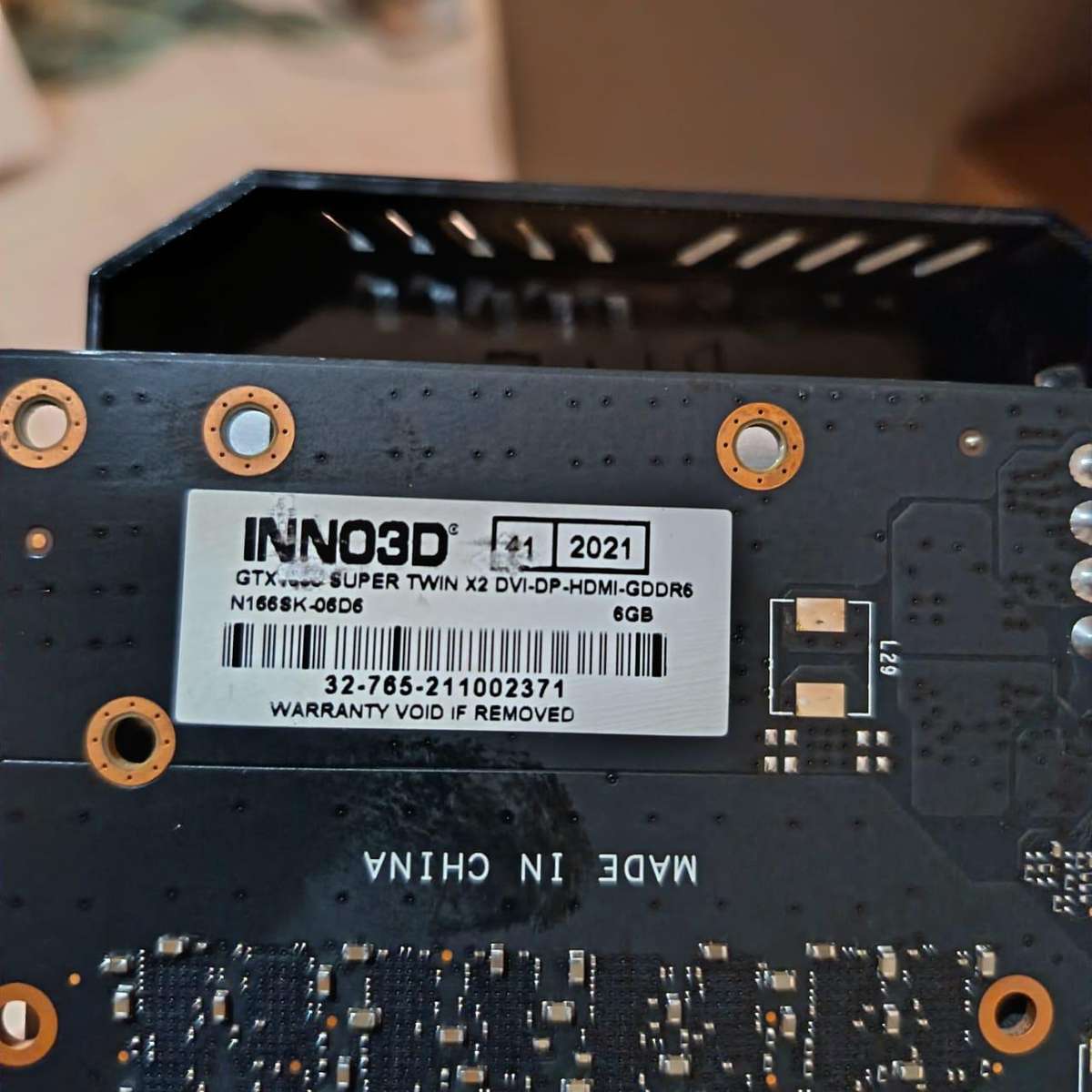 INNO3D GTX 1660 super twin X2