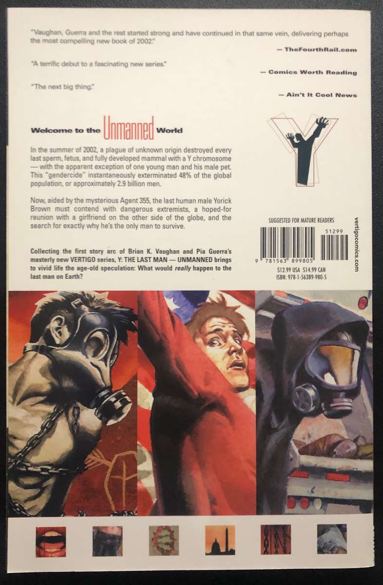 Y: The Last Man: Book 1 Paperback - Vertigo