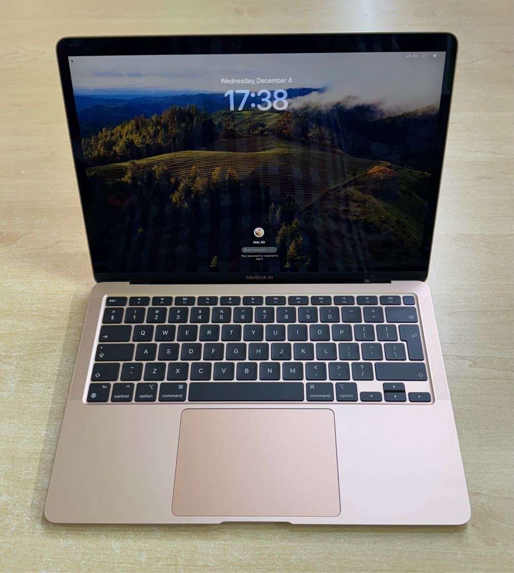 MacBook Air M1 Chip 2020 | 8GB | 256GB Mac SSD | Sonoma macOS Rose Gold