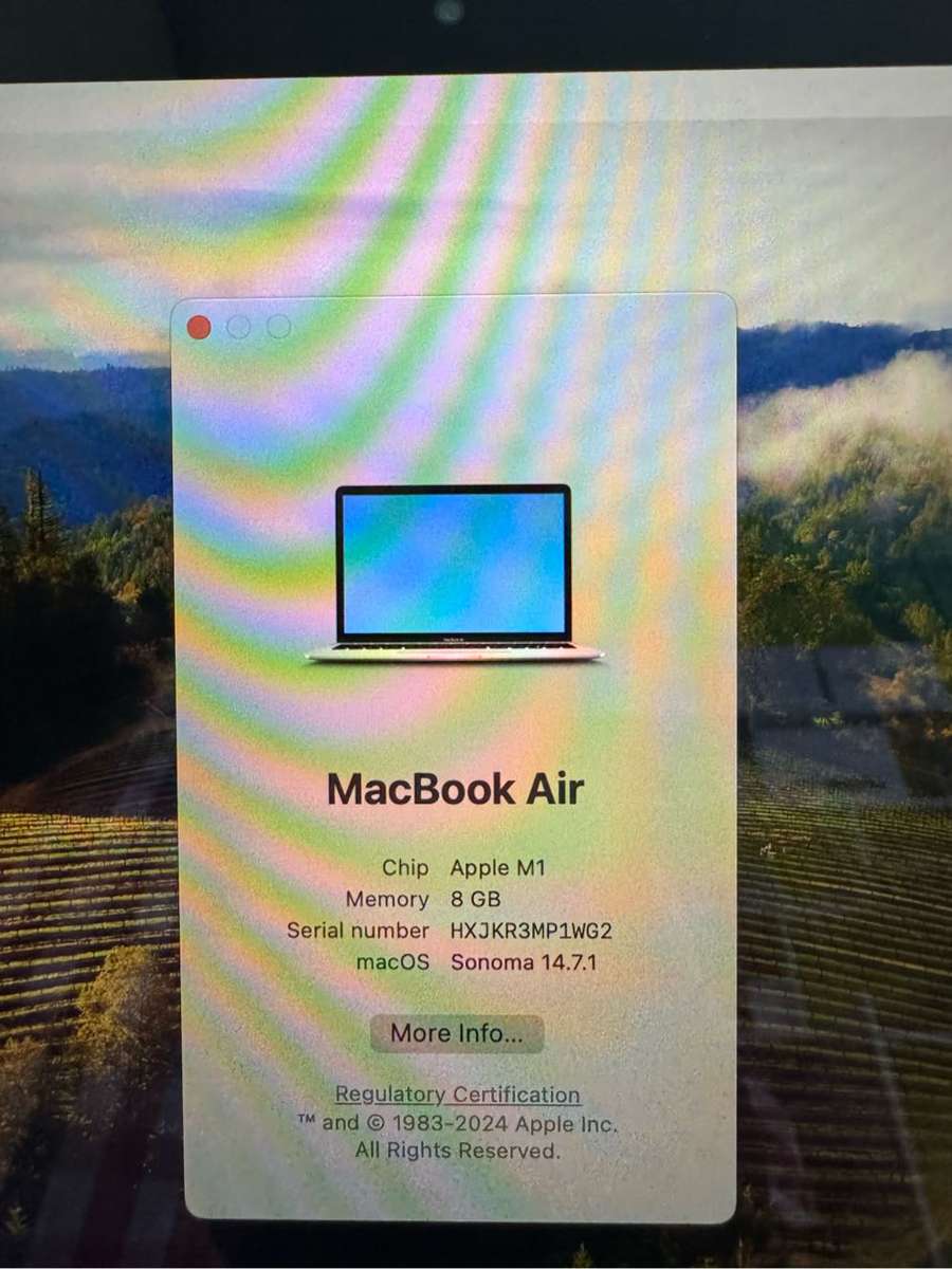 MacBook Air M1 Chip 2020 | 8GB | 256GB Mac SSD | Sonoma macOS Rose Gold