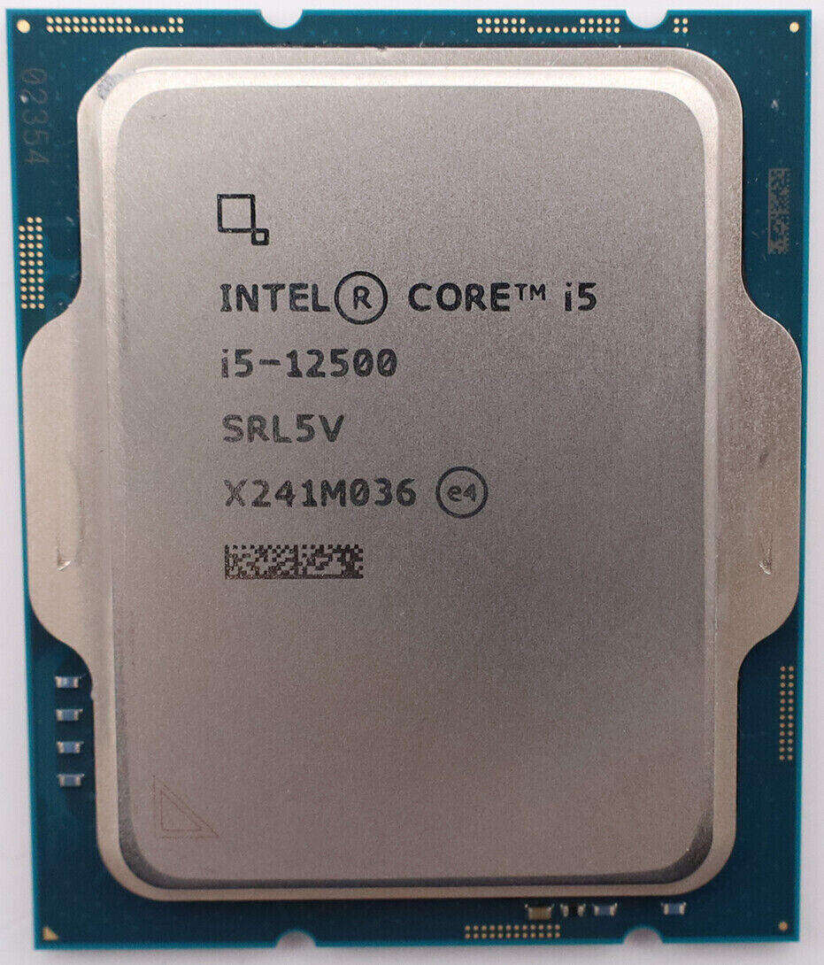 Intel Core i5-12500 CPU @ 3.0 Ghz Up to 4.6 GHz 6 Cores LGA1700 Desktop Processor