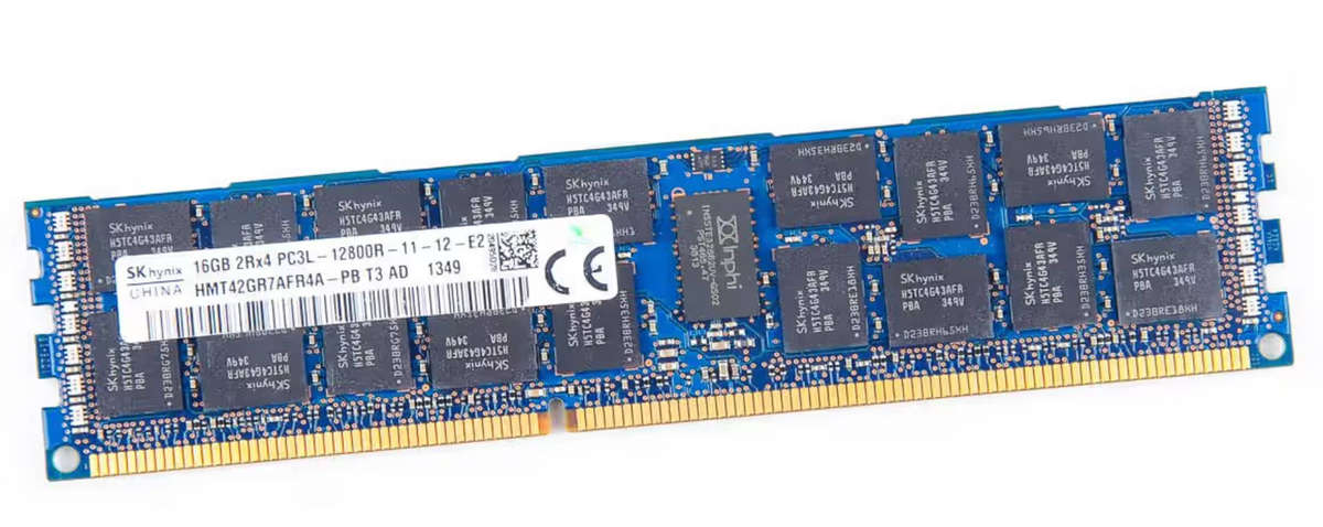 SK Hynix 16GB 2Rx4 PC3L-12800R-11-13-E2 DDR3L ECC Registered Server RAM  Refurb