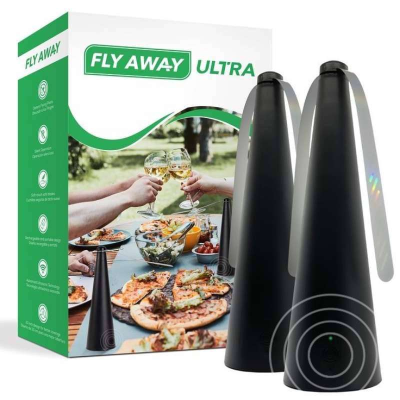 Fan fly repeller