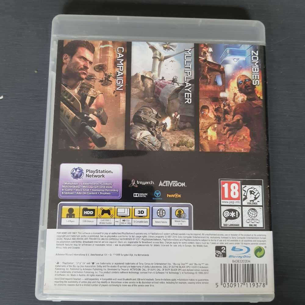 Call of duty black opsII ps 3 game