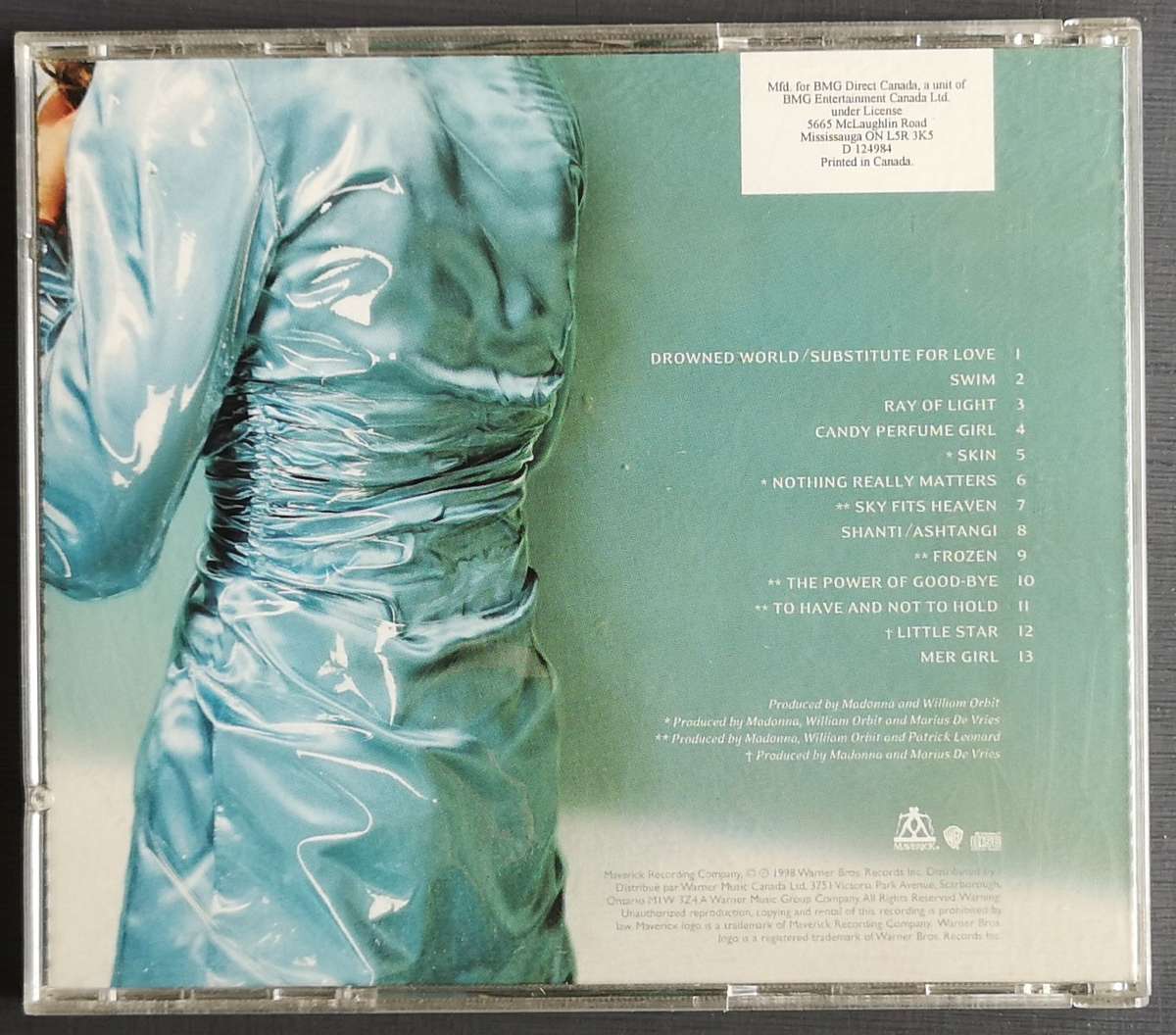 Madonna - Ray of Light (CD)