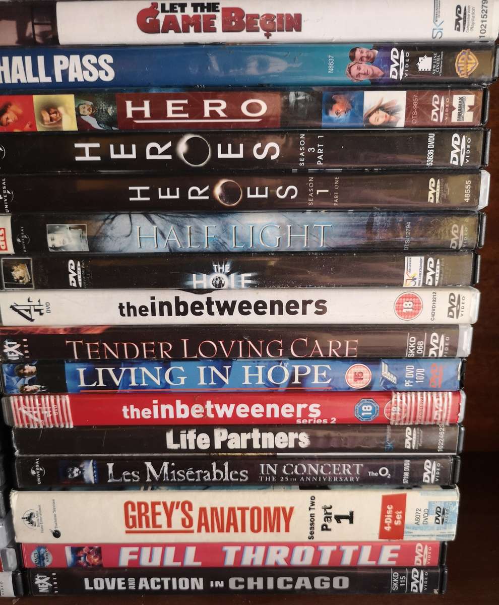 Movie Bundle: 50 DVD's | Used Condition, Sold As-Is (A)