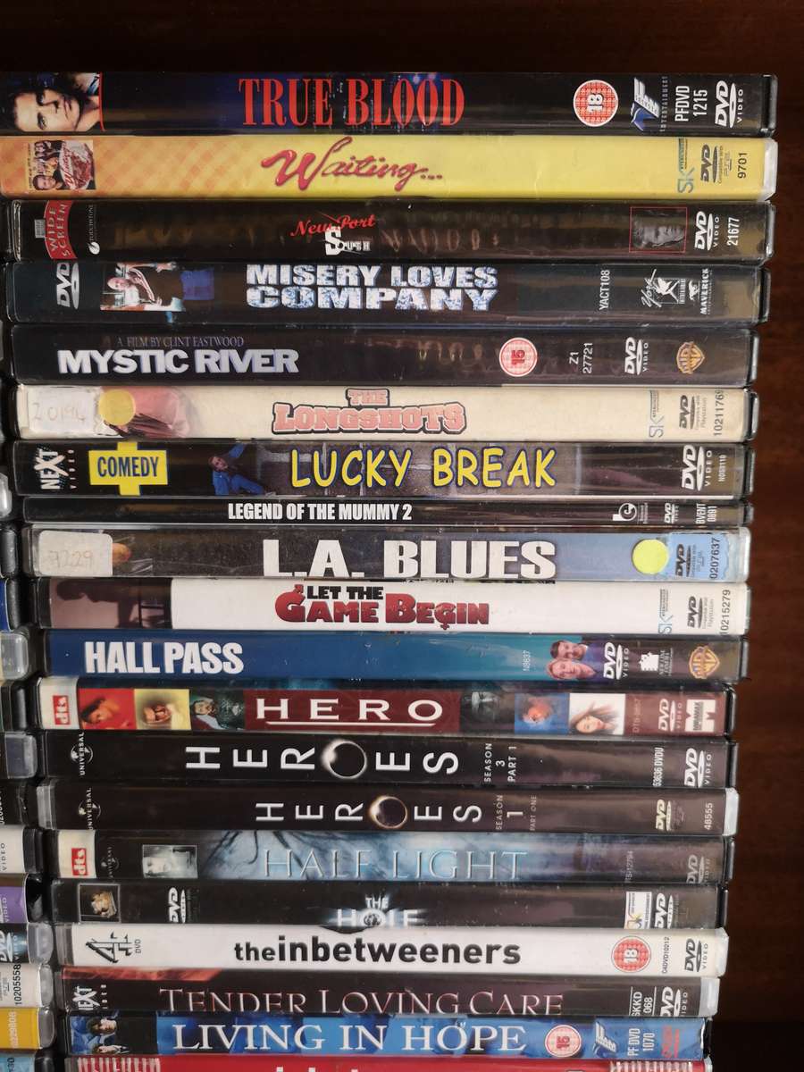 Movie Bundle: 50 DVD's | Used Condition, Sold As-Is (A)