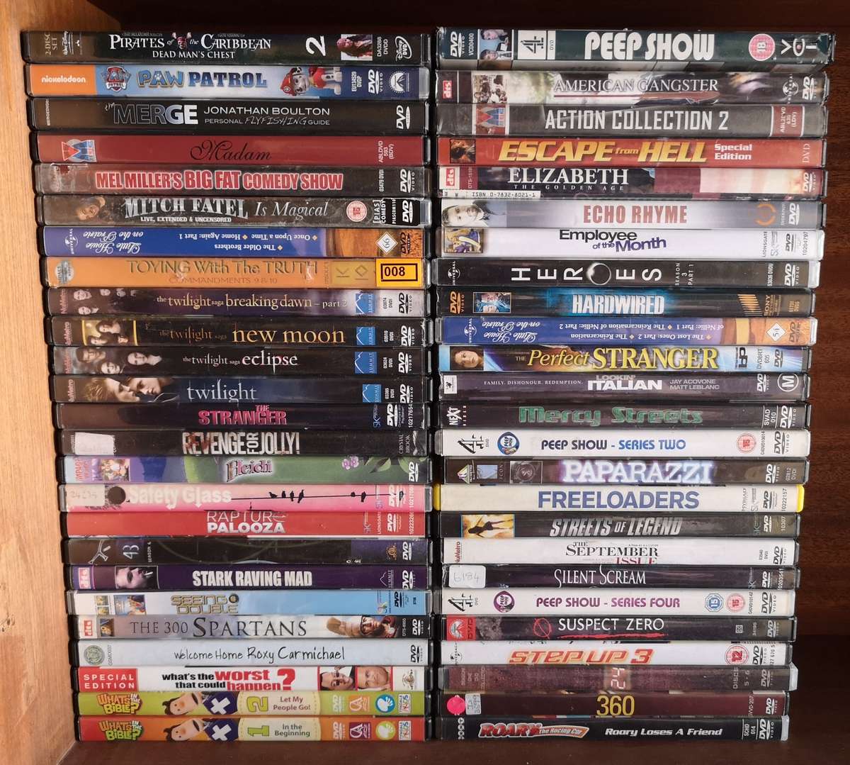 Movie Bundle: 50 DVD's | Used Condition, Sold As-Is (C)