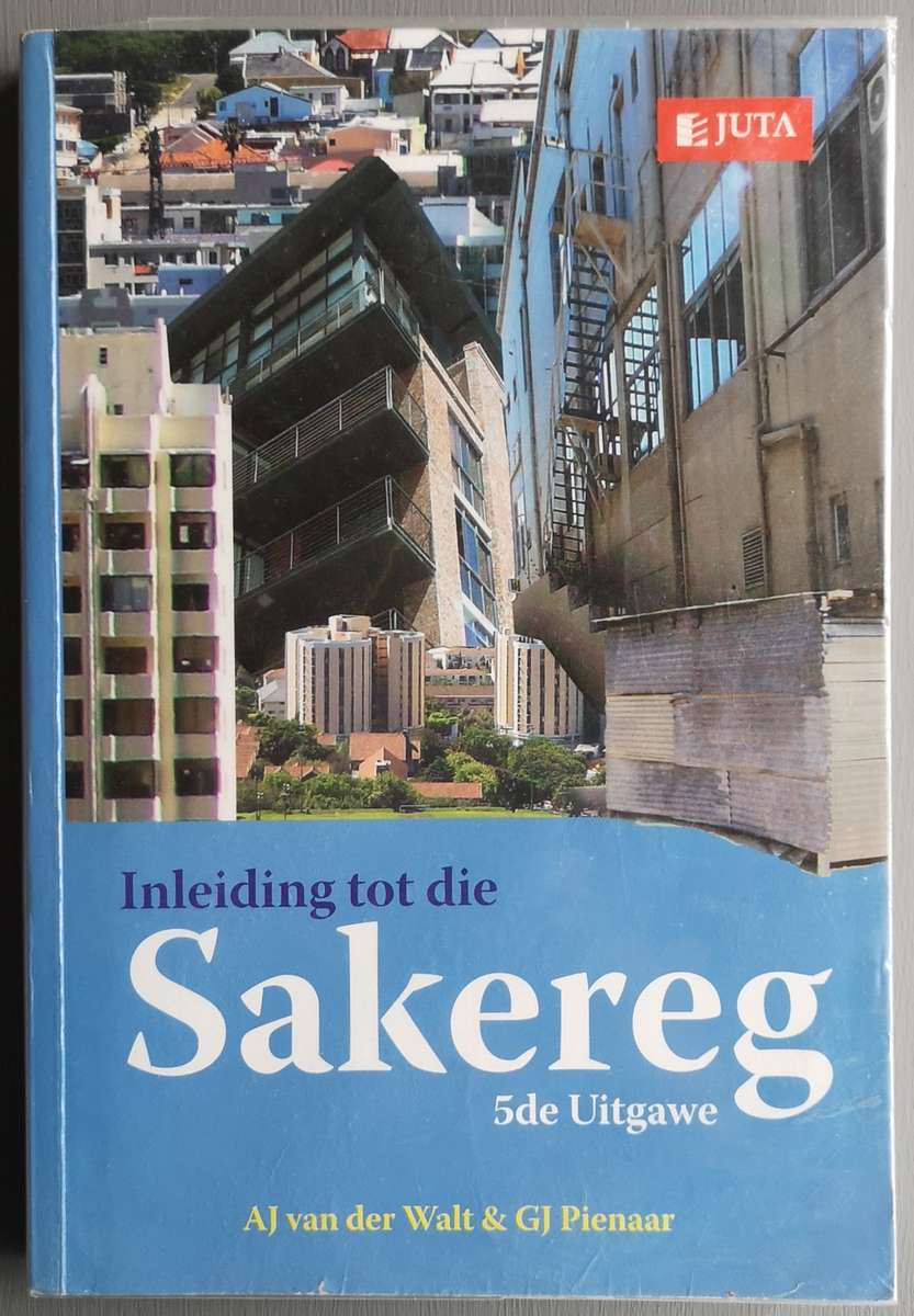 Inleiding tot die sakereg - A.J. van der Walt