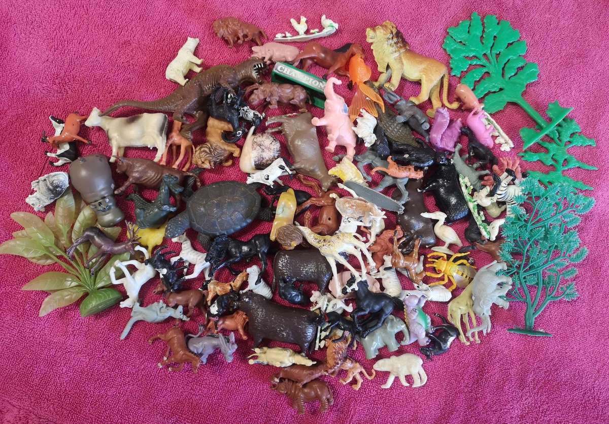 Plastic Animal Toy Lot