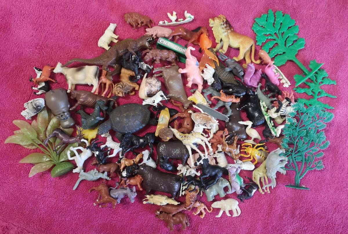 Plastic Animal Toy Lot