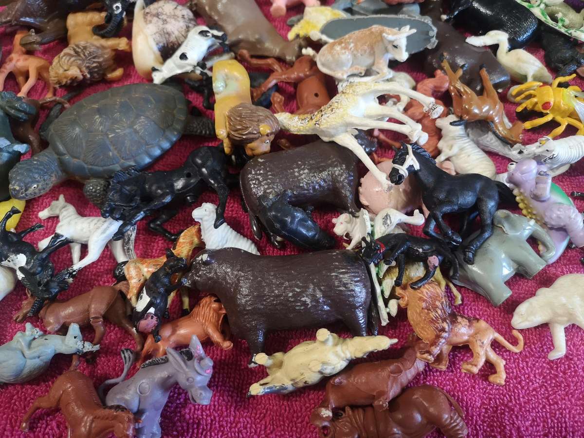 Plastic Animal Toy Lot