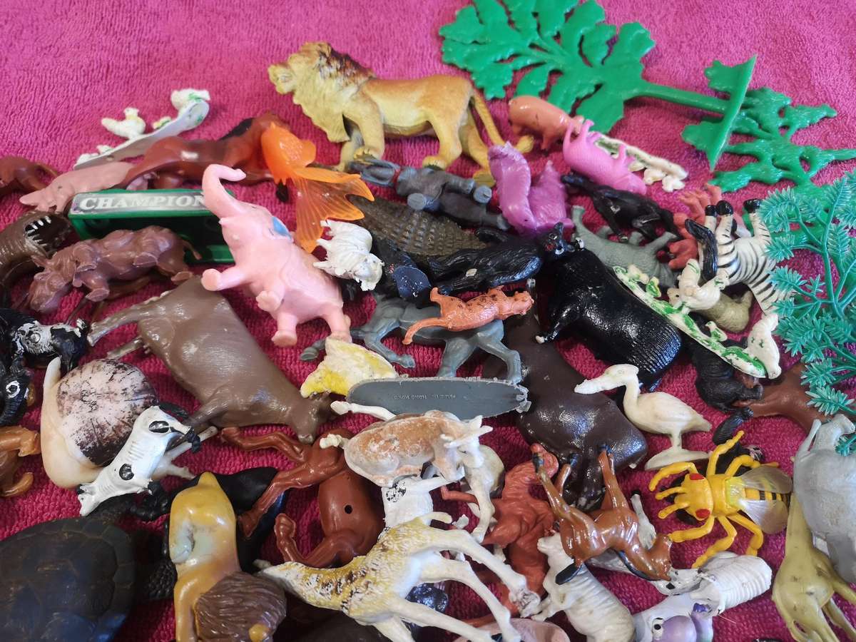 Plastic Animal Toy Lot