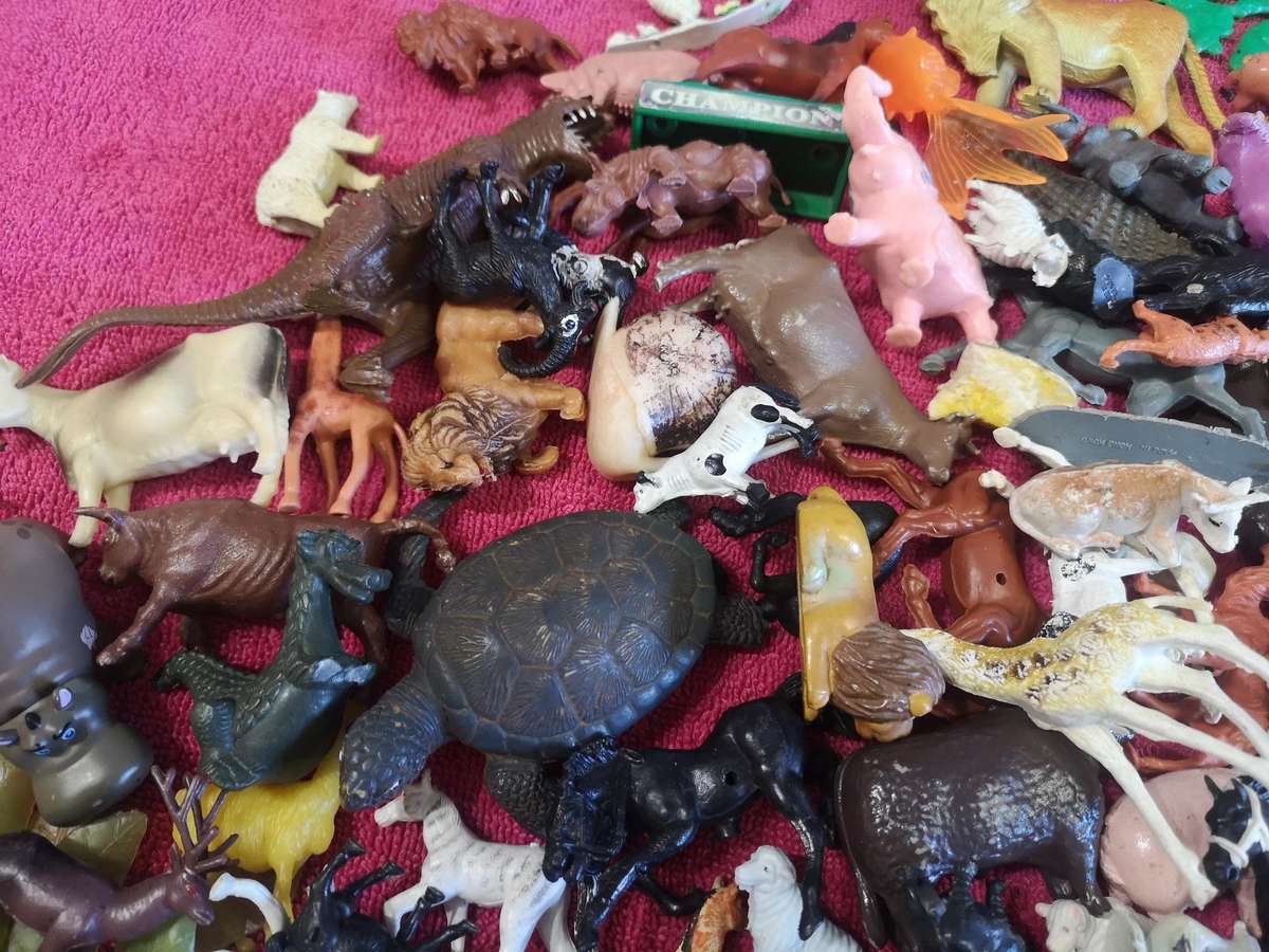 Plastic Animal Toy Lot