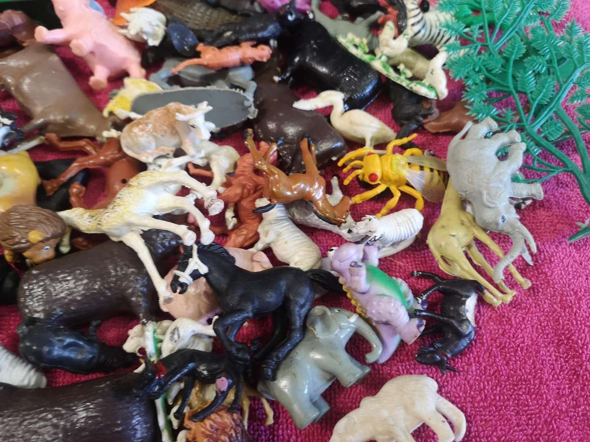 Plastic Animal Toy Lot