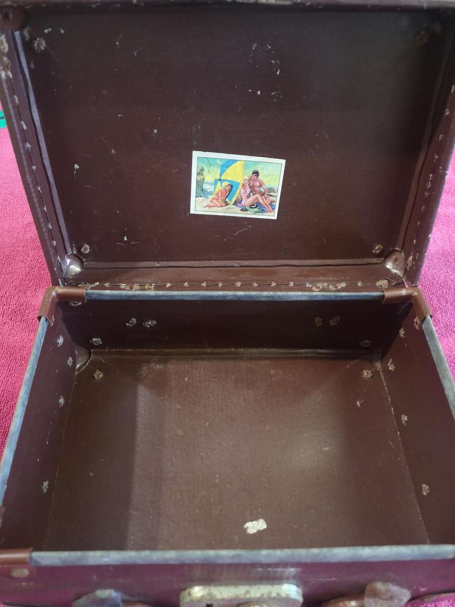 Vintage Brown Schoolcase