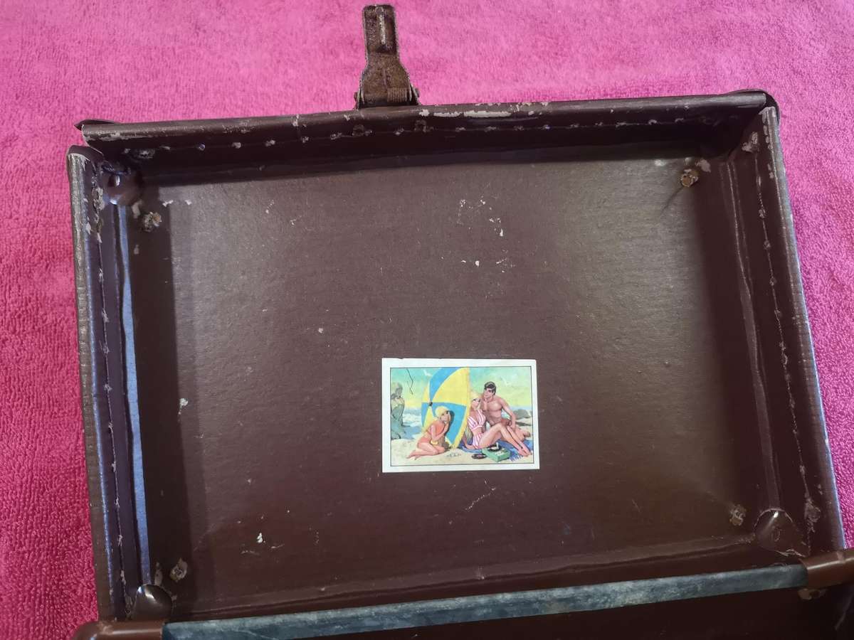 Vintage Brown Schoolcase