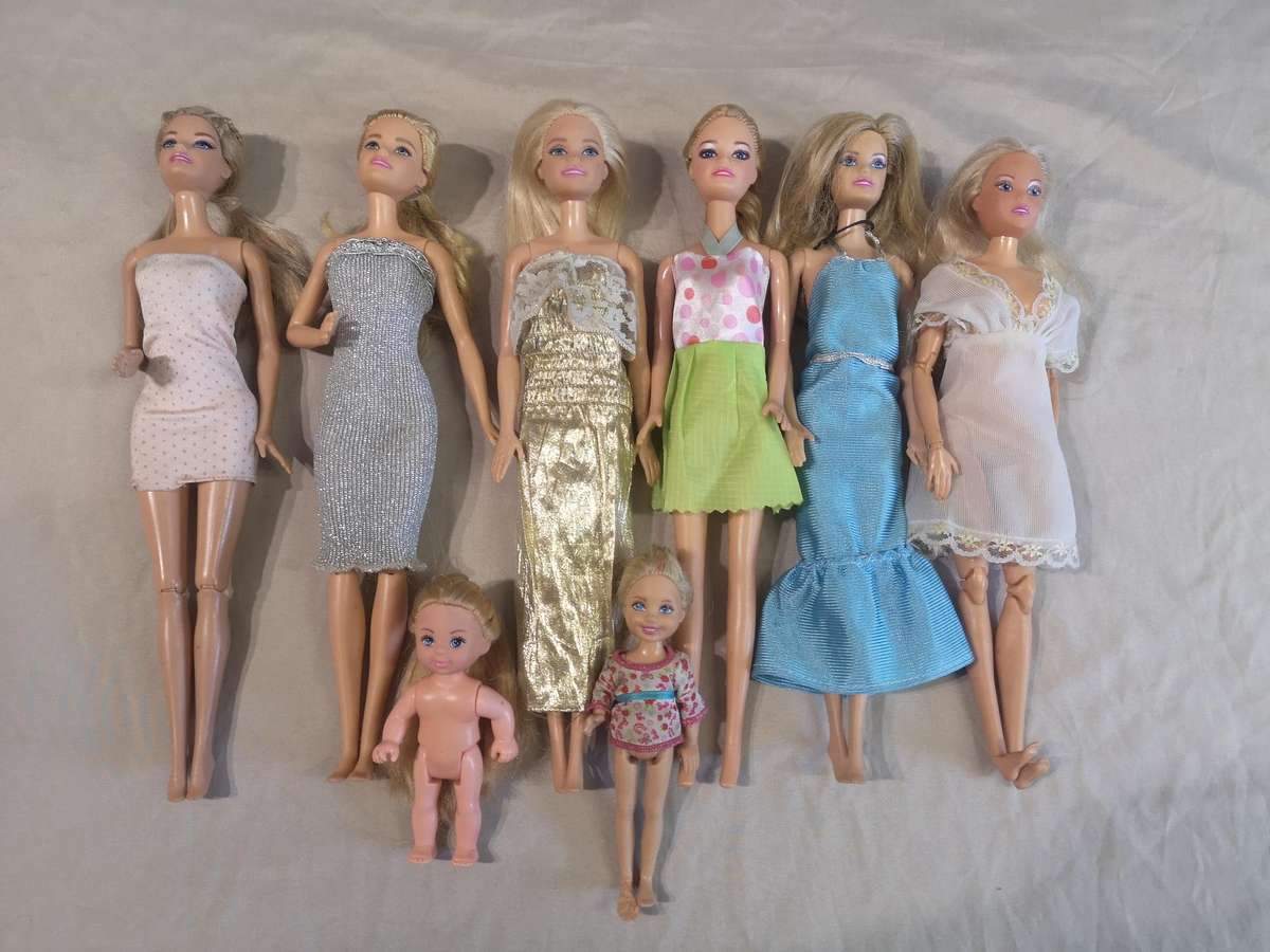 Set of Barbie Dolls