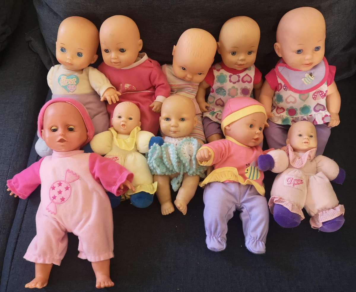 Mixed Lot of Cute Dolls x 10
